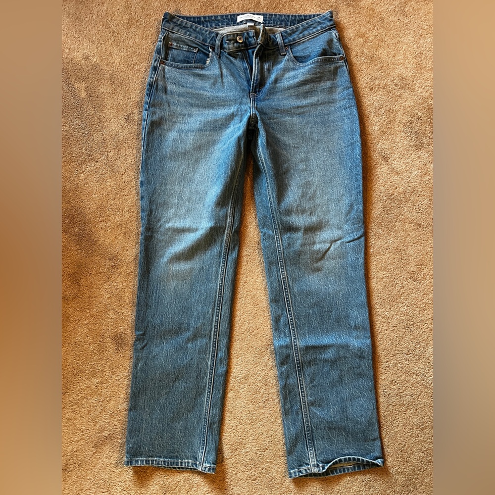 Abercrombie 90s curve love straight jeans